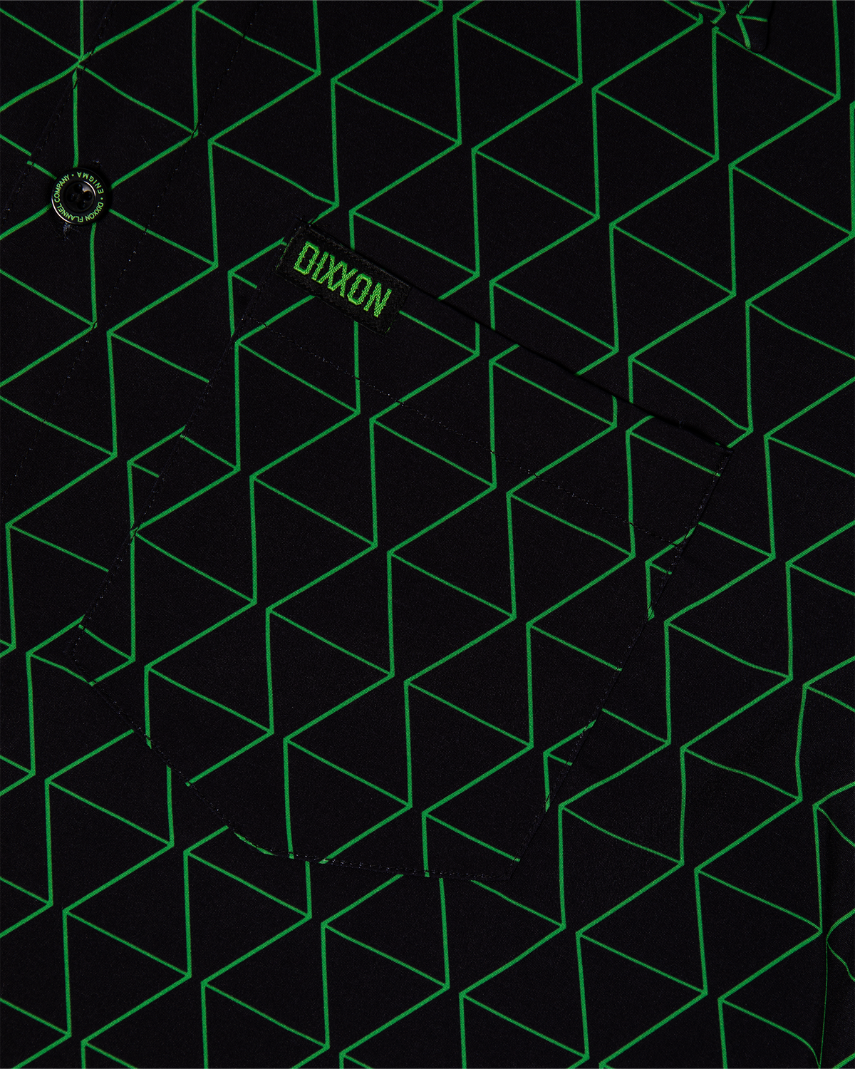 Enigma Party Shirt - Black & Green view 7
