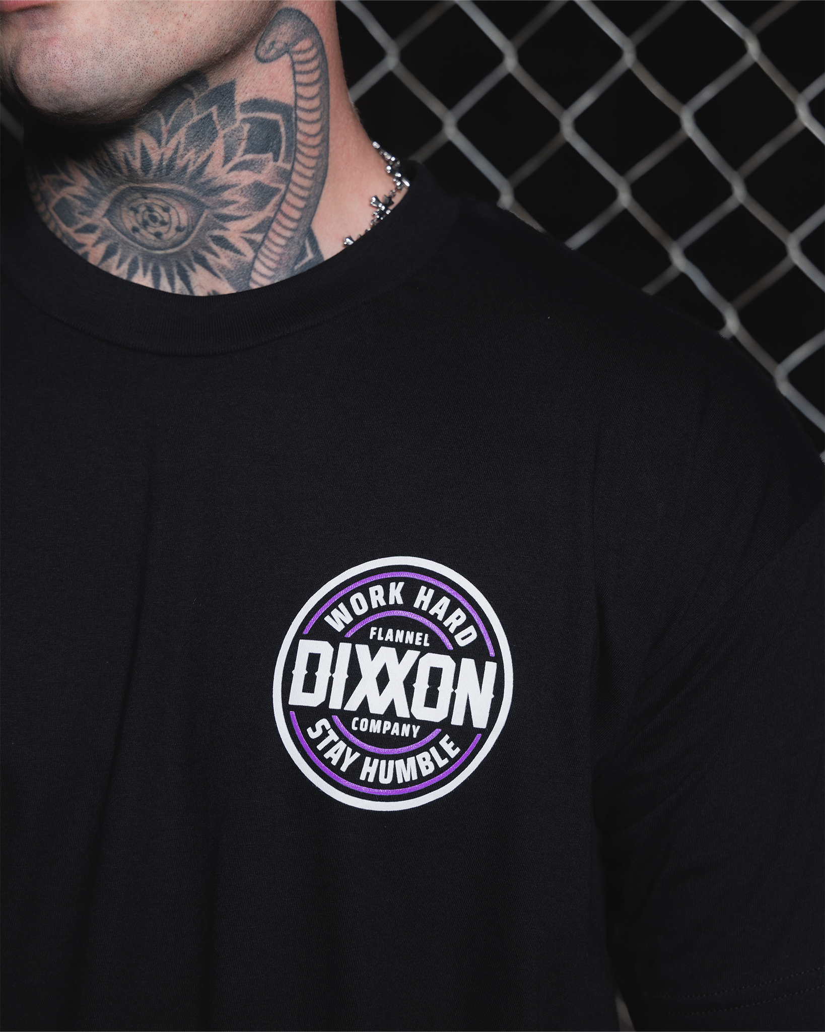Purple Corpo T-Shirt - Black - view 4