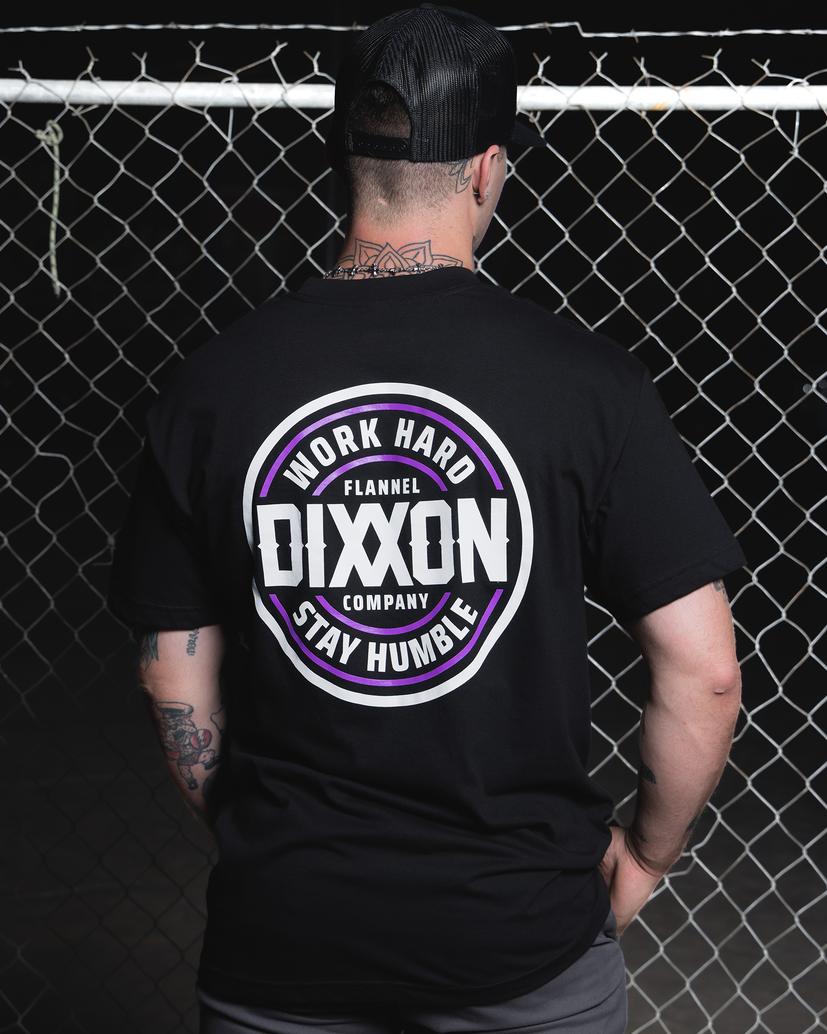 Purple Corpo T-Shirt - Black - view 1