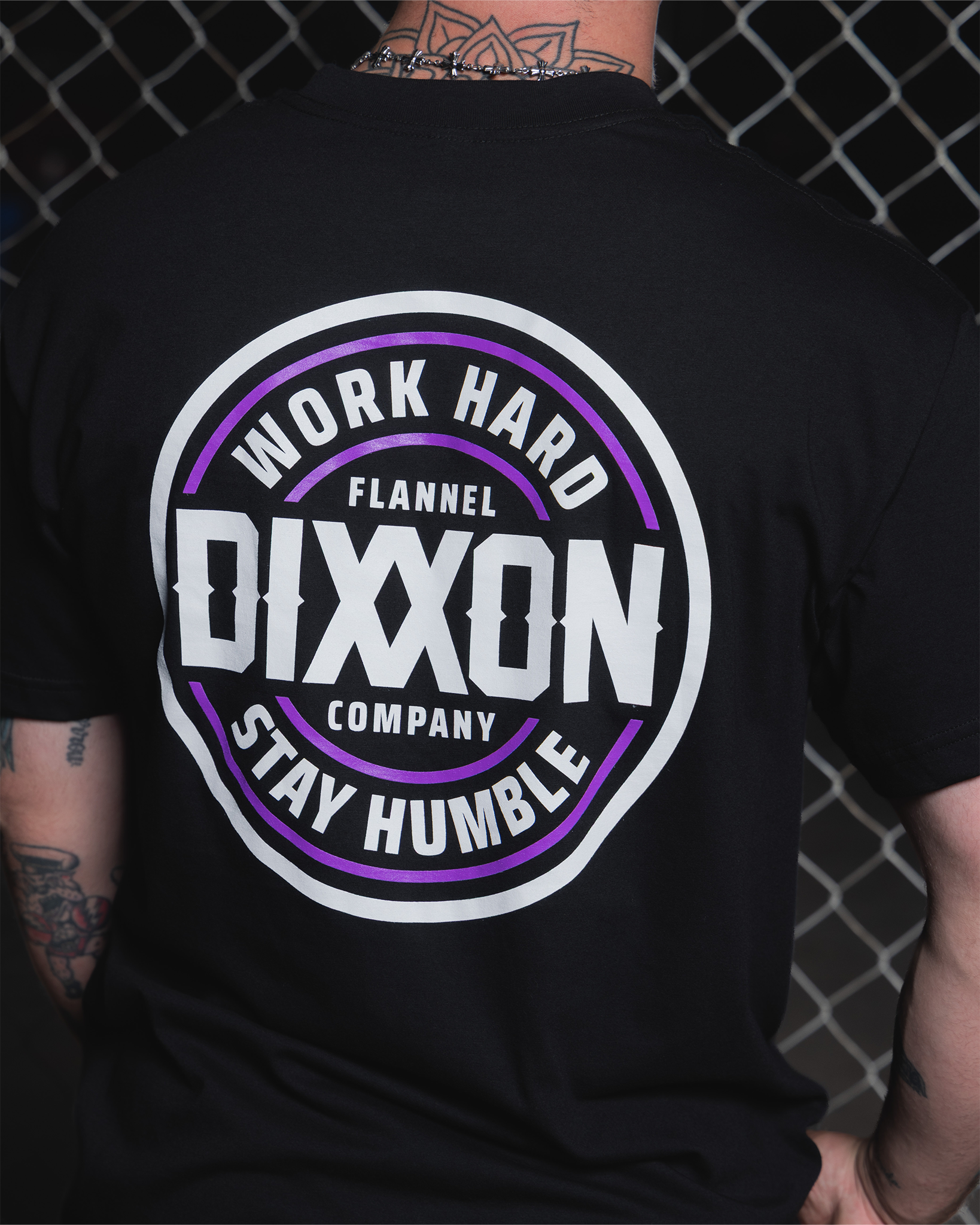 Purple Corpo T-Shirt - Black - view 2