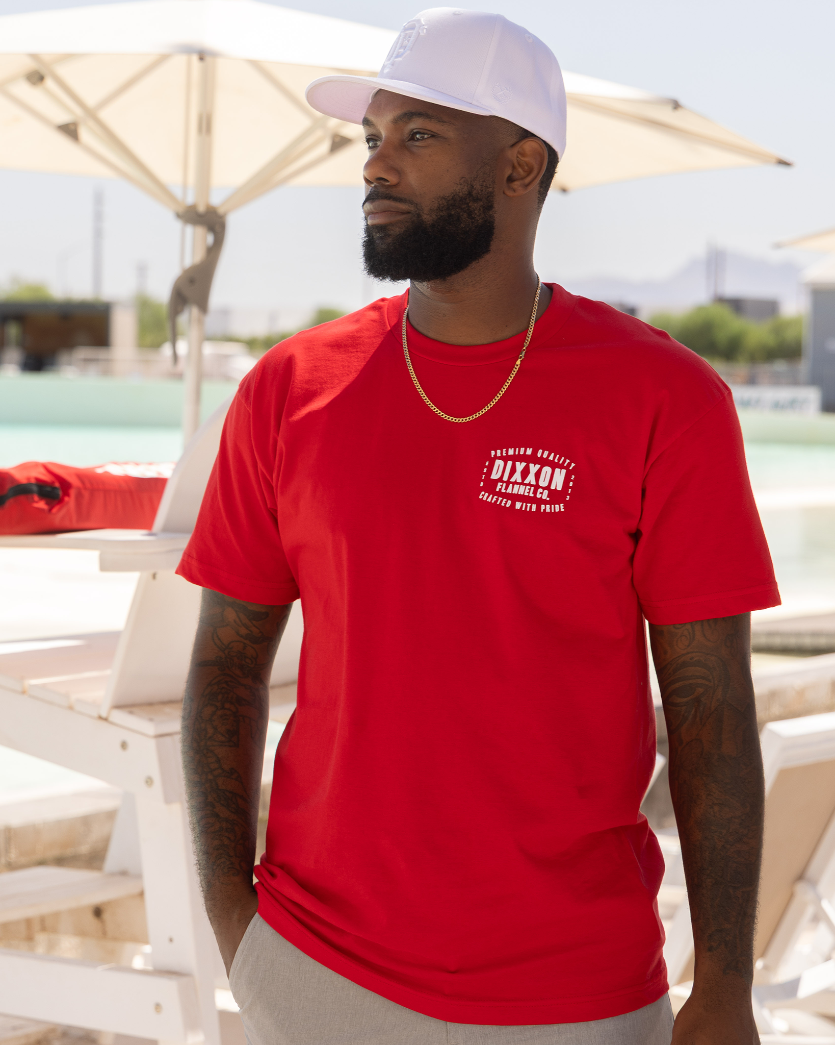 Over Under T-Shirt - Red - view 3
