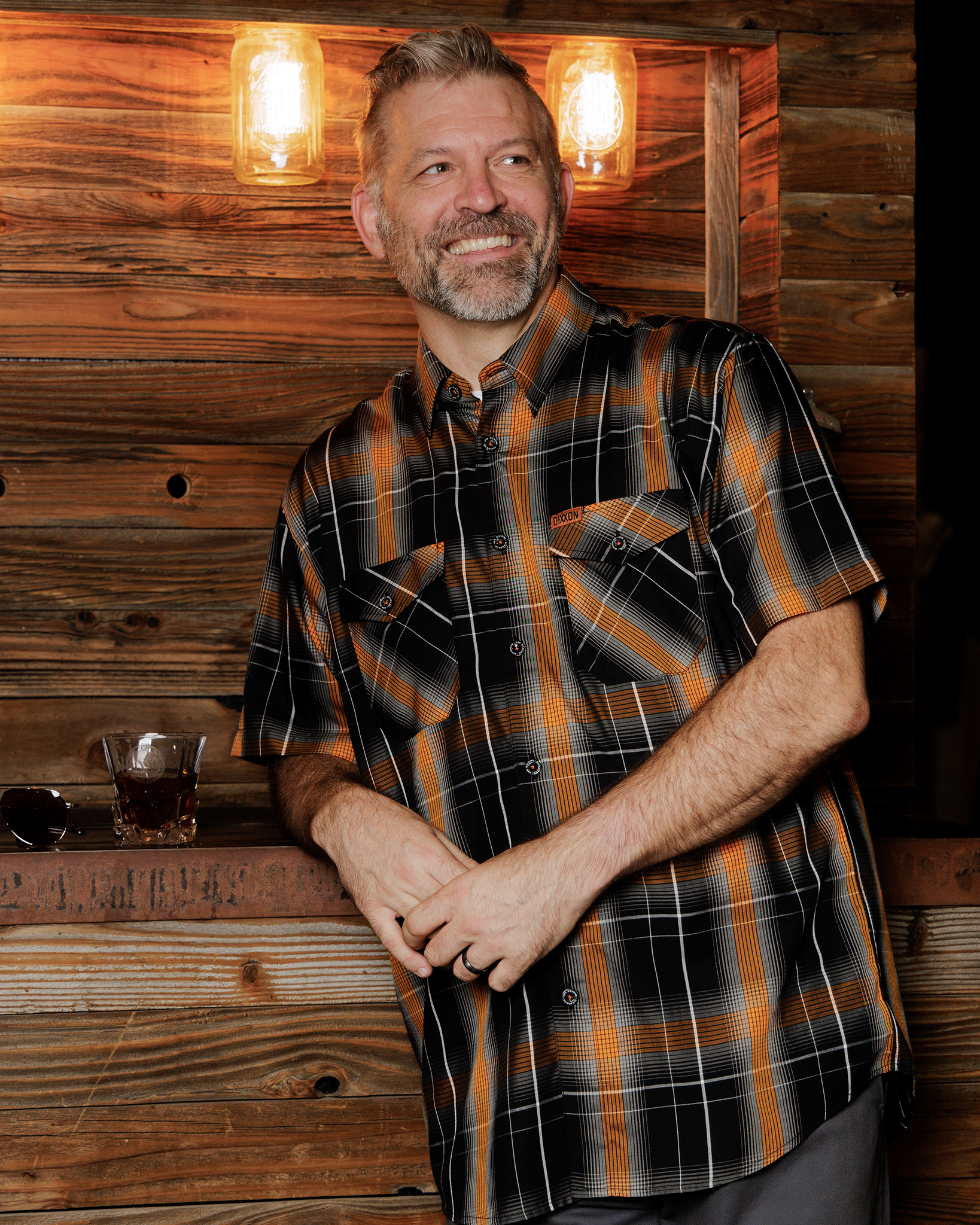 Smoked Oak Bamboo Short Sleeve view 1