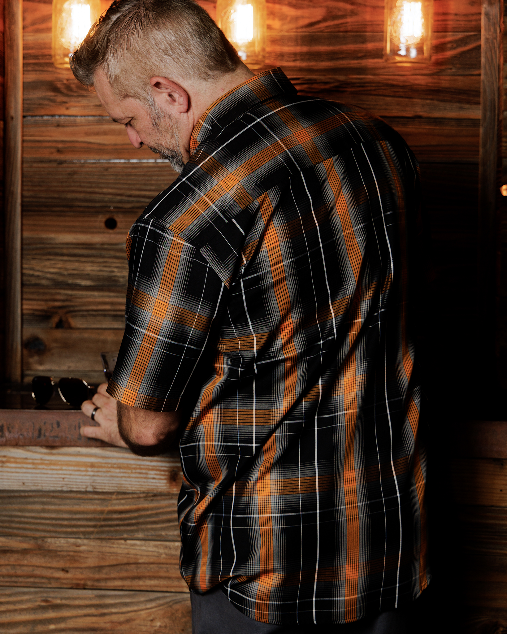 Smoked Oak Bamboo Short Sleeve view 3