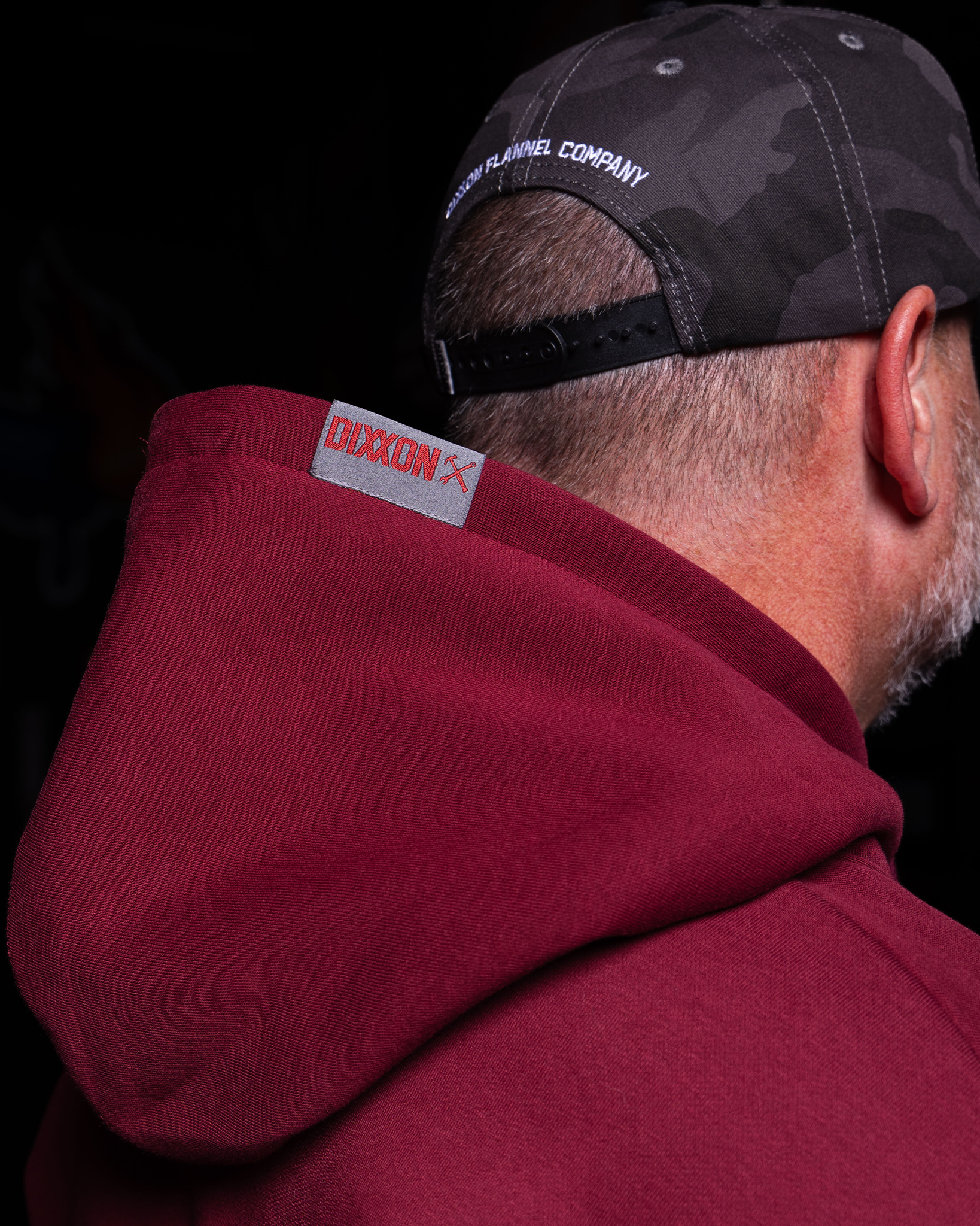 Sturgis Live Free Pullover - Maroon - view 2