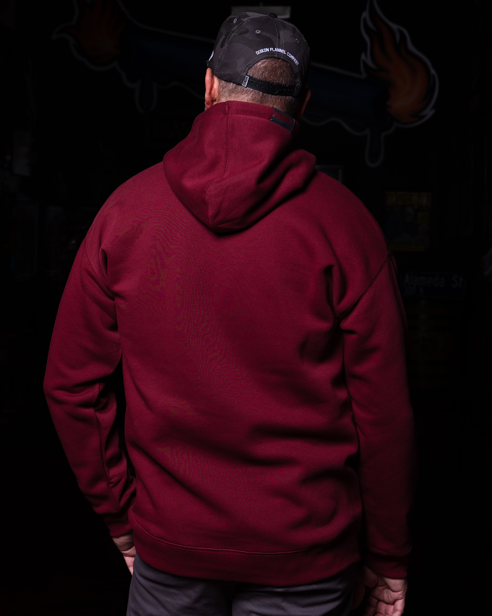 Sturgis Live Free Pullover - Maroon - view 3
