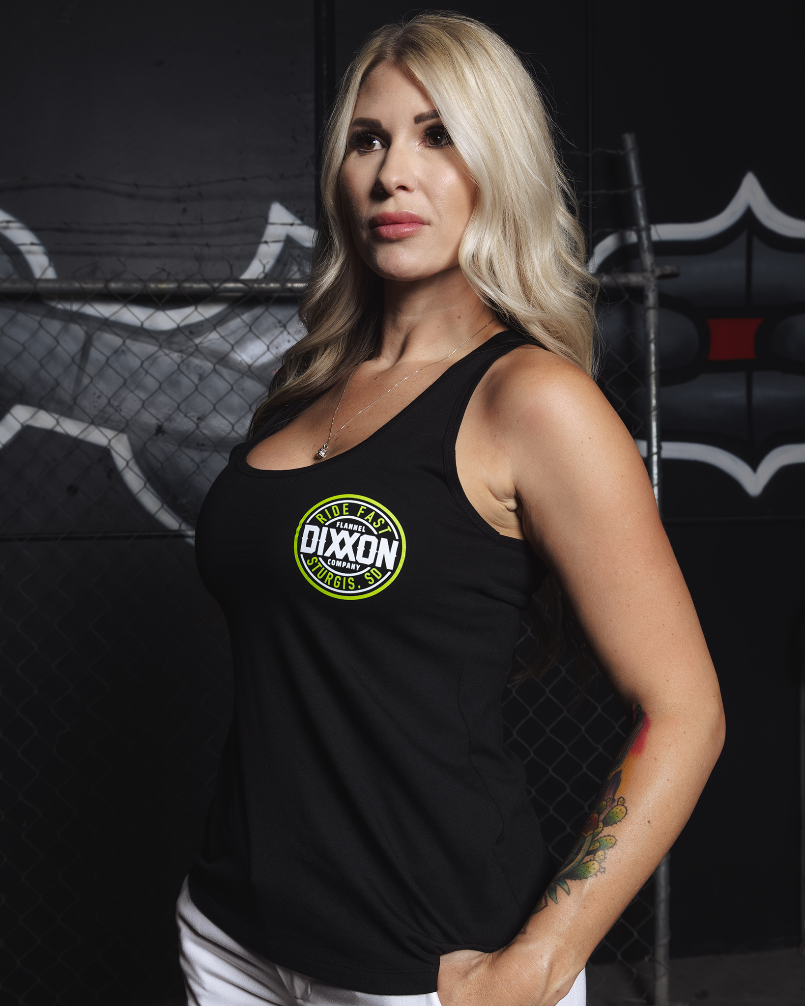 Women's Ride Fast Flowy Tank - Black - view 2