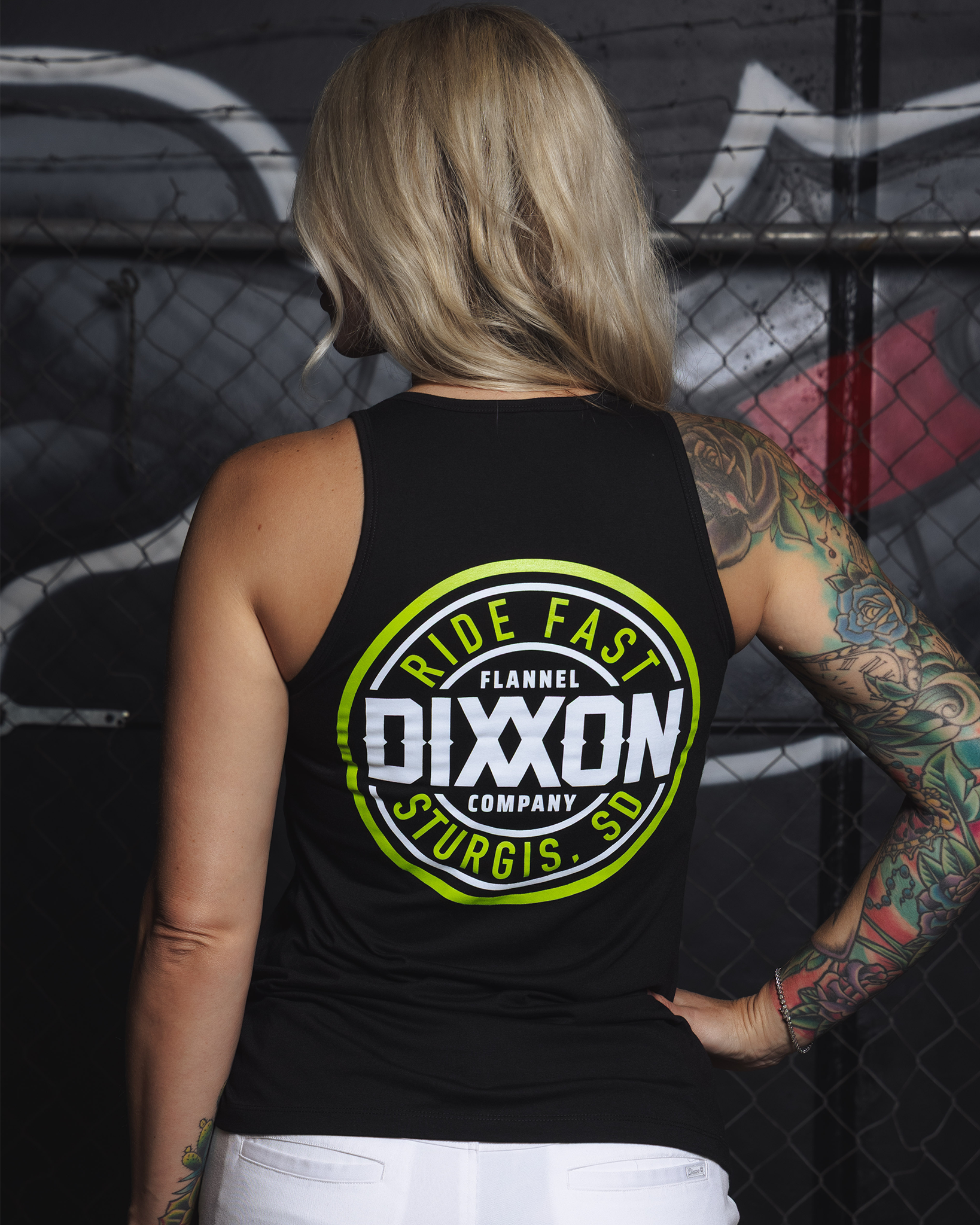 Women's Ride Fast Flowy Tank - Black - view 1