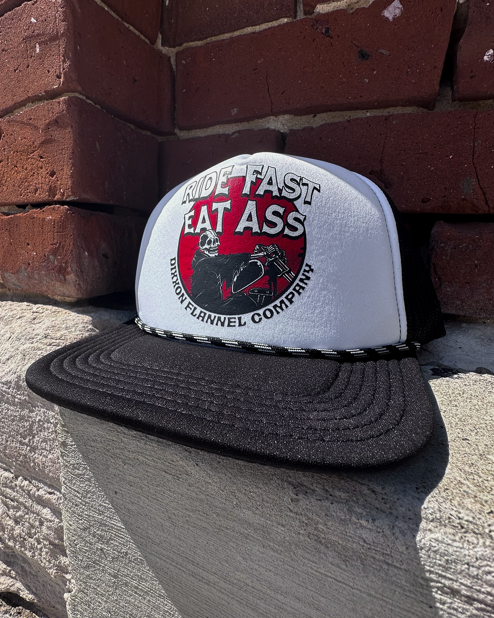 Sturgis RIde Fast Eat Ass Foam Trucker Snapback - view 1