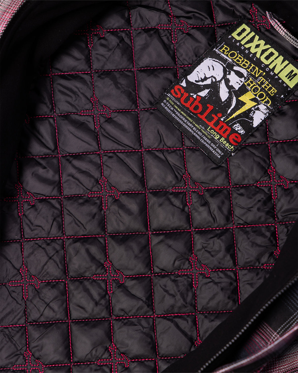 Women's Sublime 'Robbin' the Hood' Hooded Flannel Jacket view 8