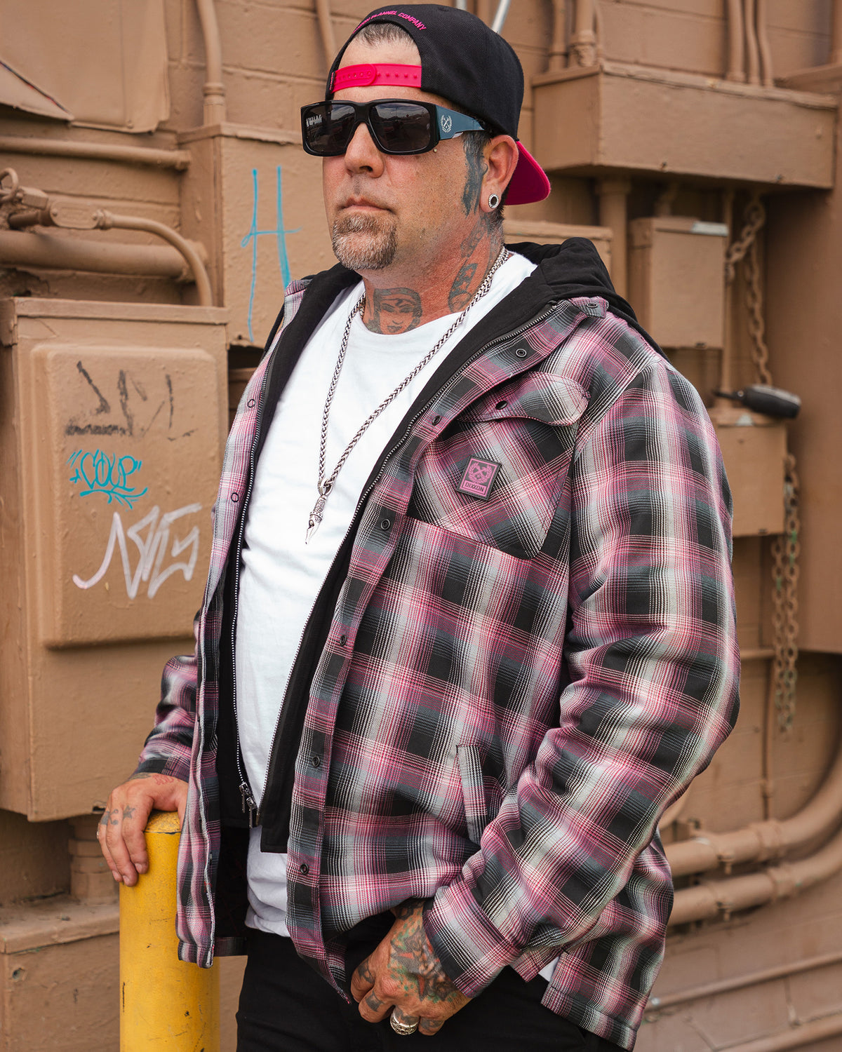 Sublime 'Robbin' the Hood' Hooded Flannel Jacket view 9