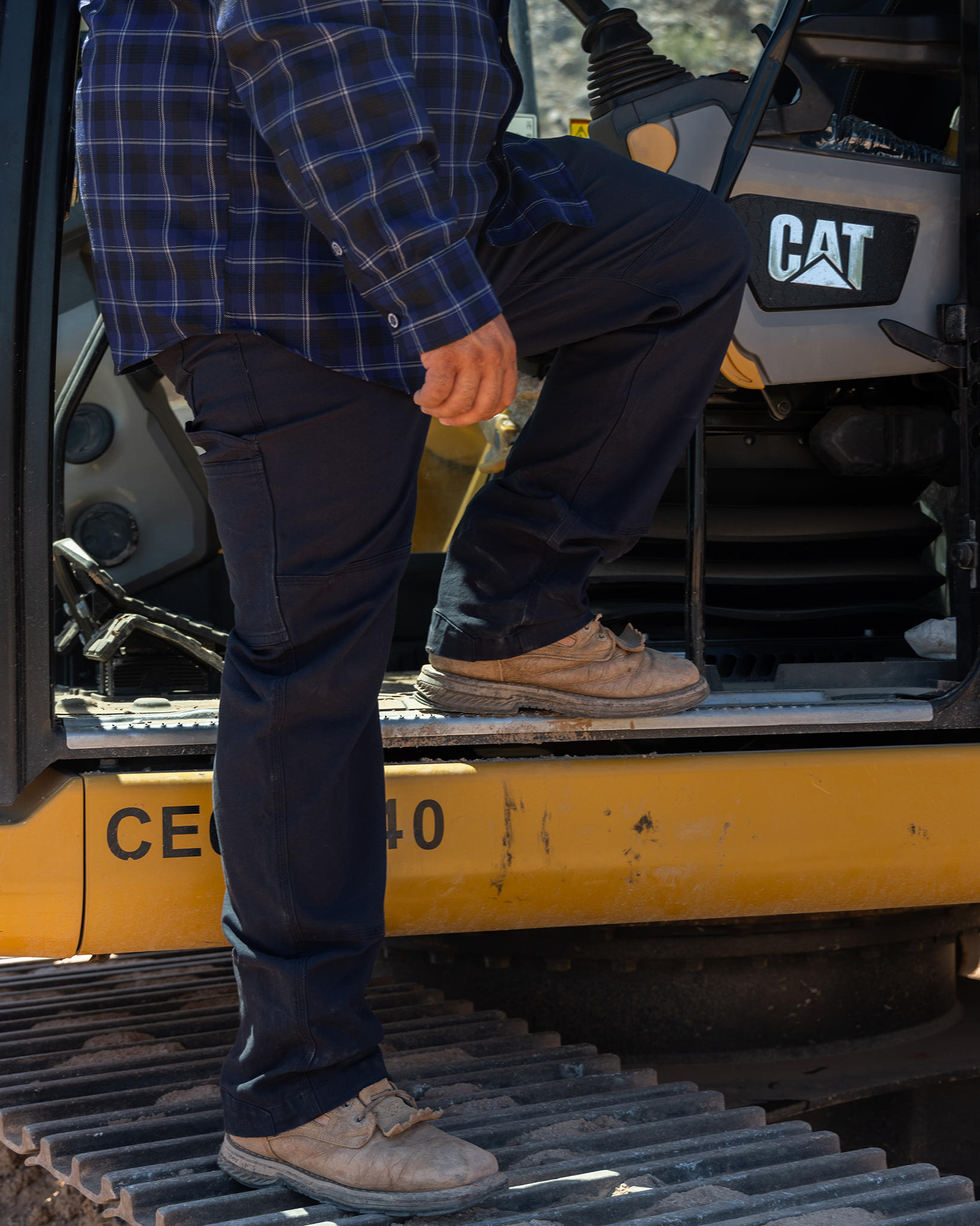 Canvas Work Pants - Navy - view 13