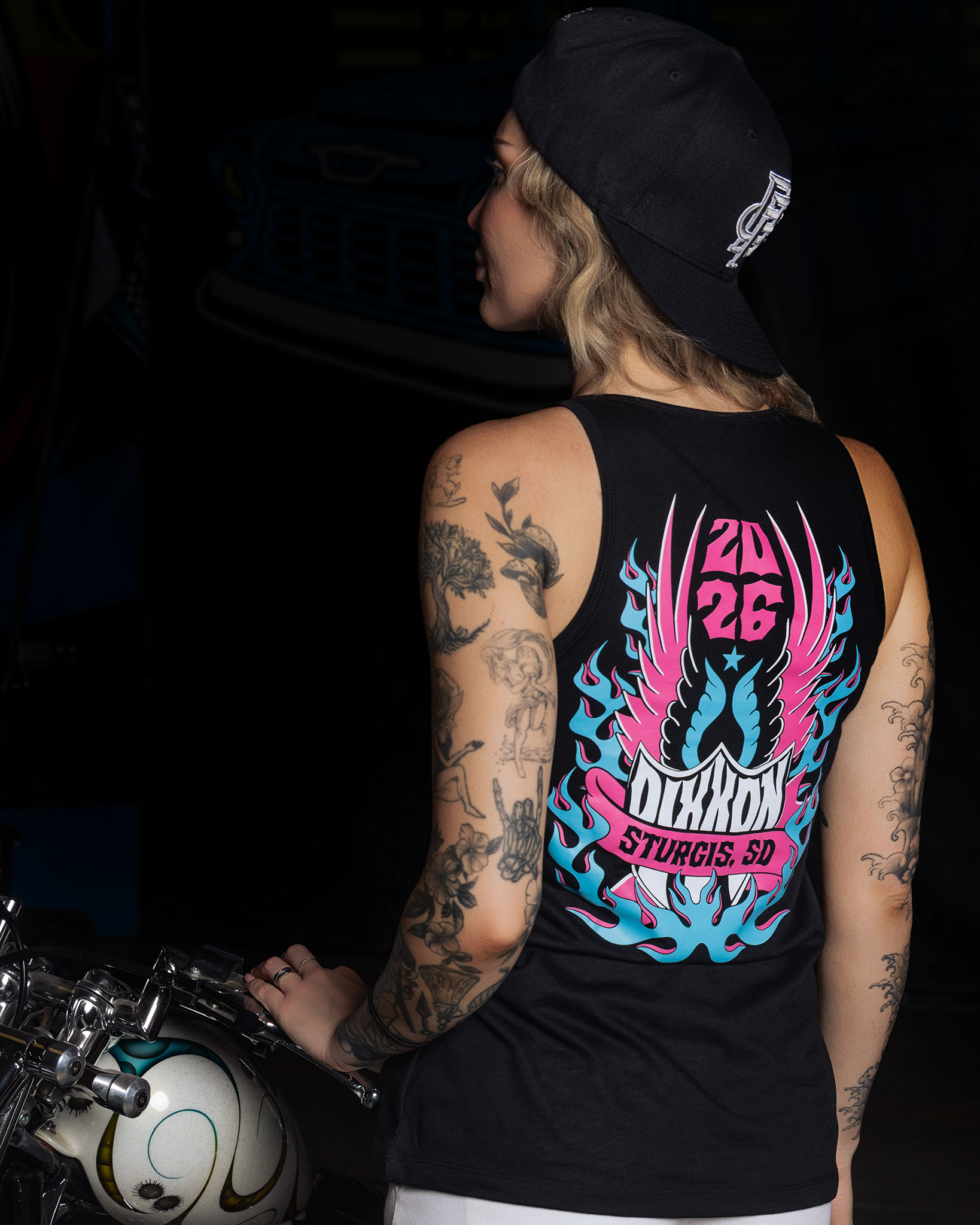 Women's Hellbound Flowy Tank - Black - view 1