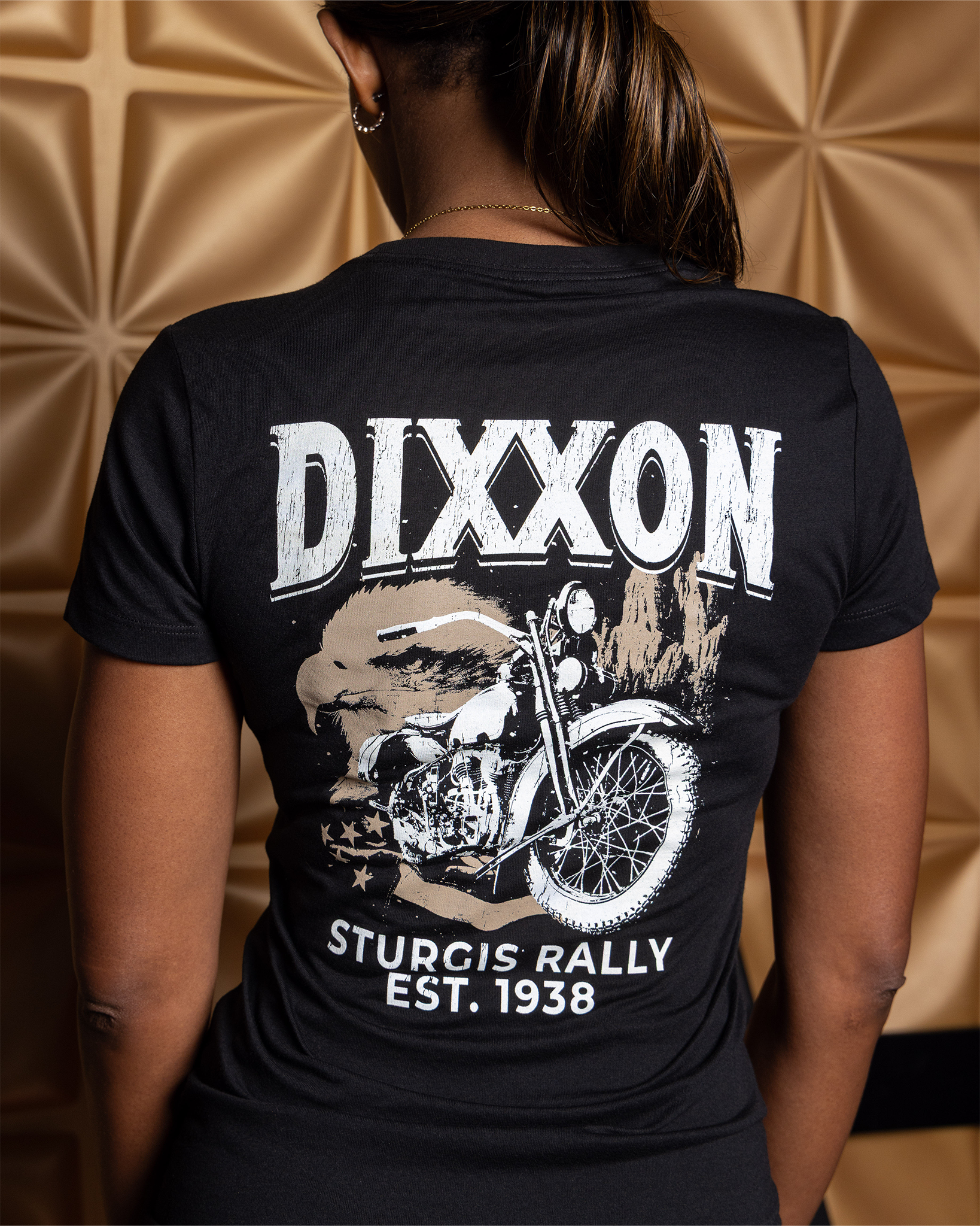 Women's Sturgis Rally Fitted Tee- Black - view 2