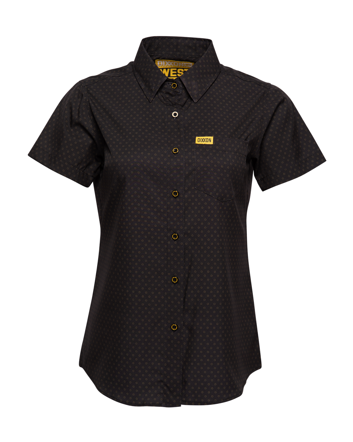 Women's West End Party Shirt - Black & Gold view 2