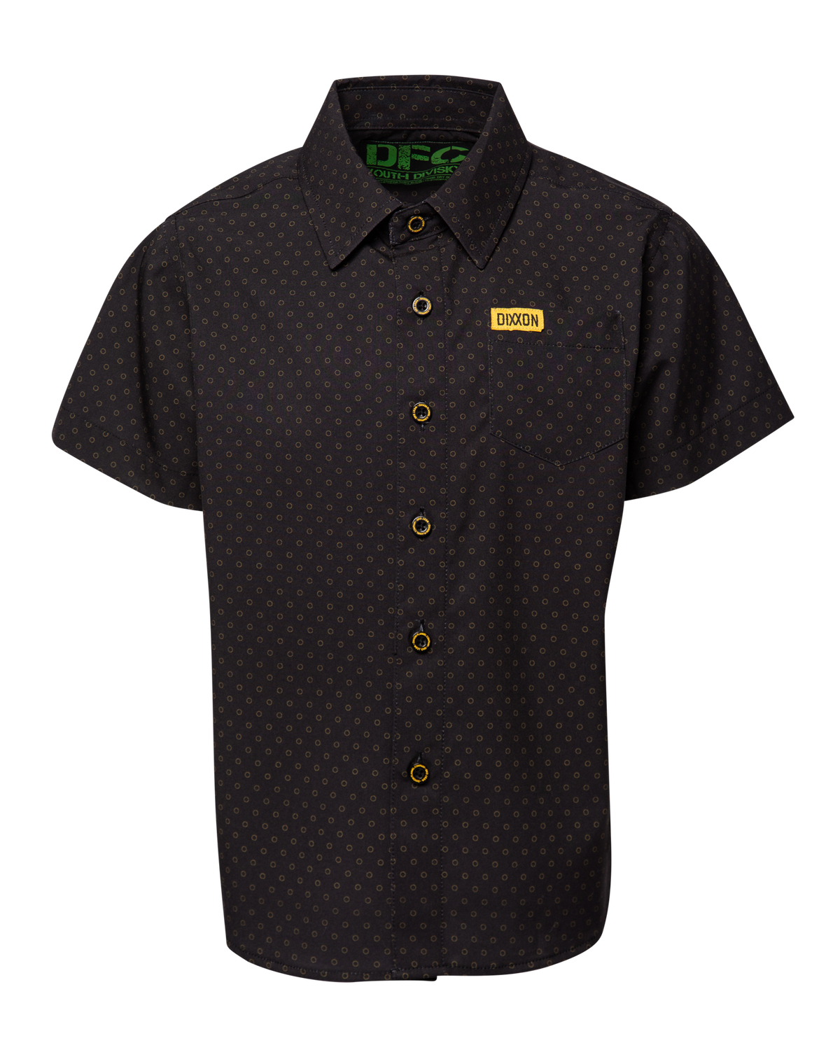 Youth West End Party Shirt - Black & Gold view 1