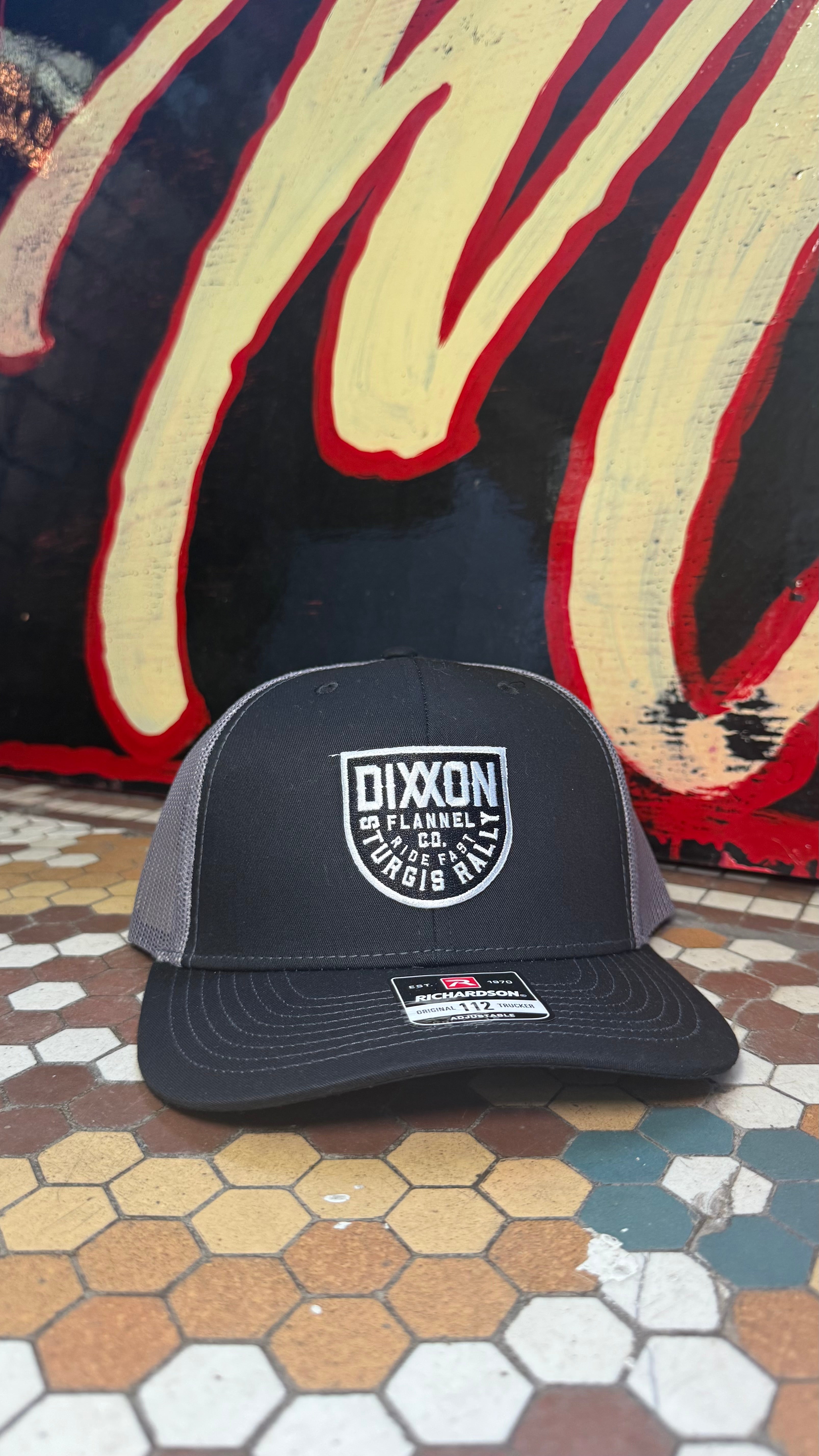 Sturgis Rally 2025 Curved Bill Trucker Snapback - Black & White ...