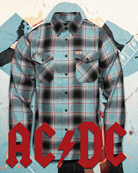 ACDC Dirty Deeds Done Dirt Cheap Flannel - Dixxon Flannel Co.