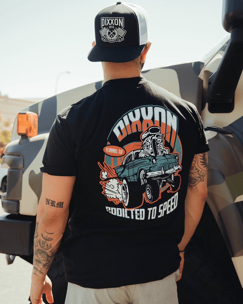 Addicted to Speed T-Shirt - Black - Dixxon Flannel Co.