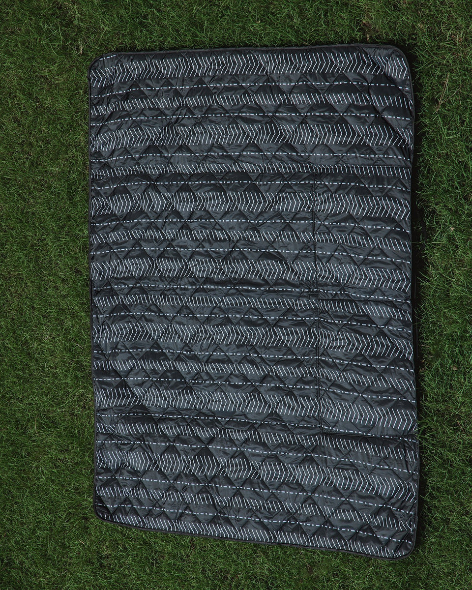 Adventure Blanket Black & White Boho Dixxon Flannel Co.