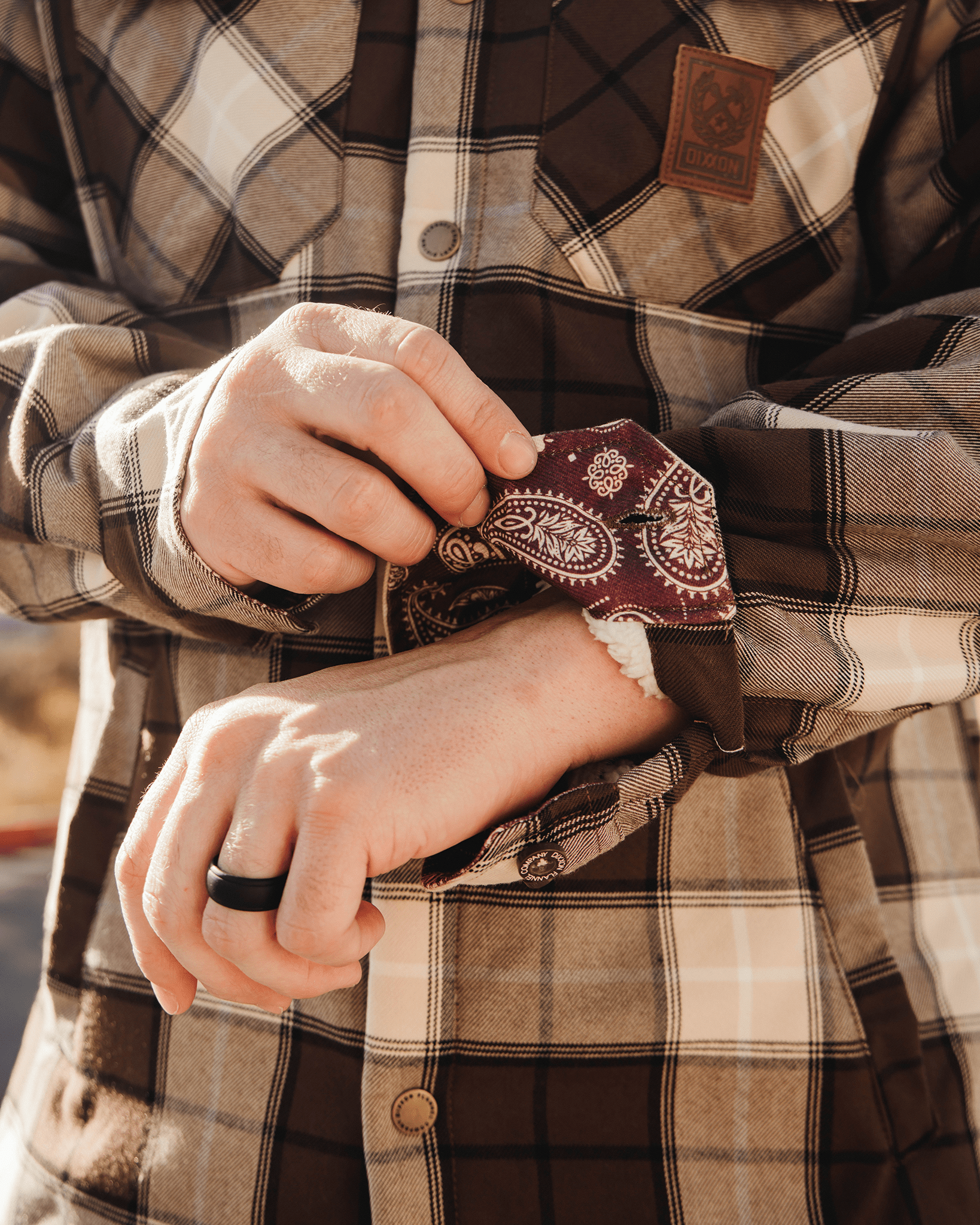 Men's Amarillo Sherpa Lined Flannel | Dixxon Flannel Co. Men's Amarillo Sherpa Lined Flannel | Dixxon Flannel Co.