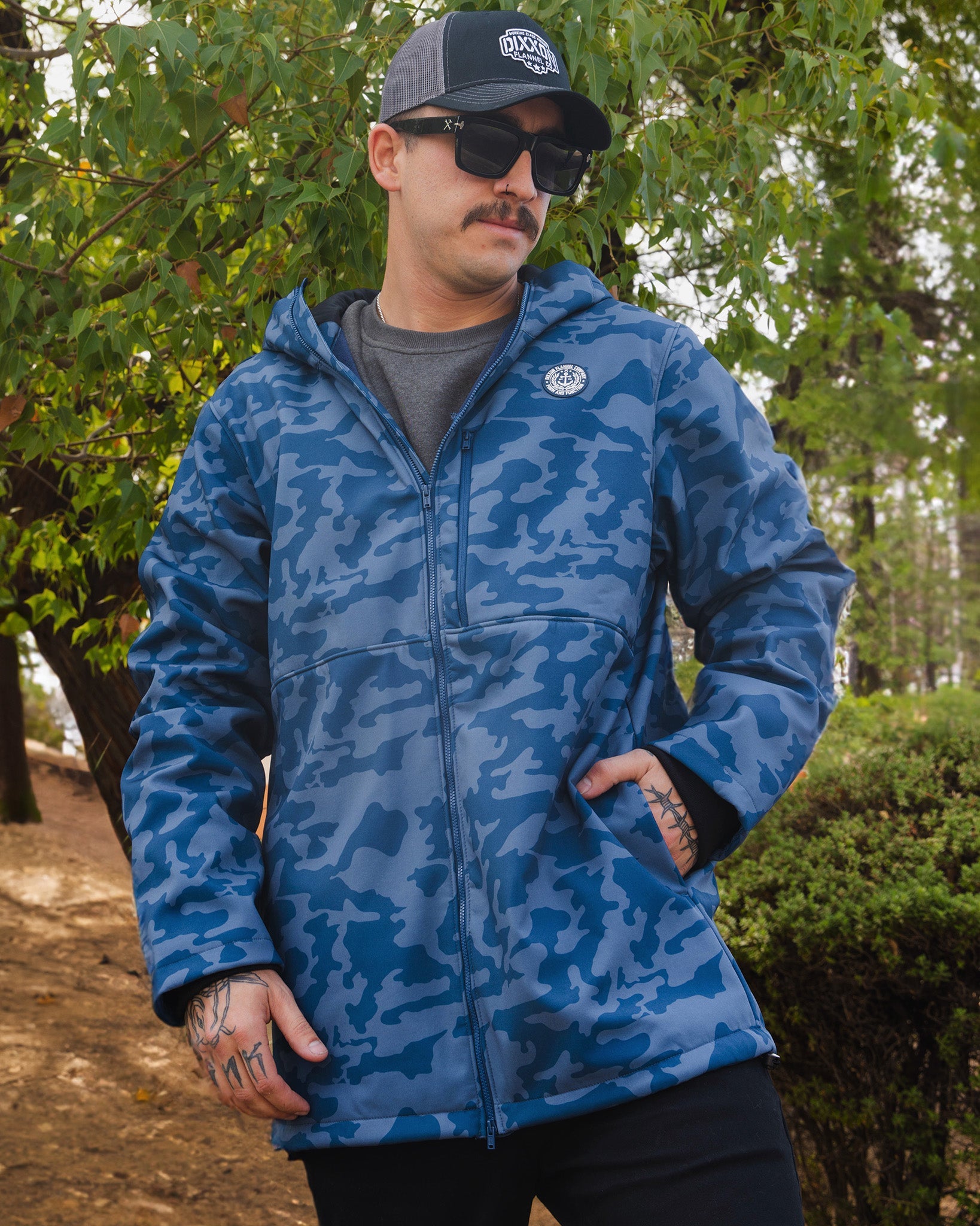 Anchor Jacket 2.0 Navy Camo | Dixxon: Shop Now