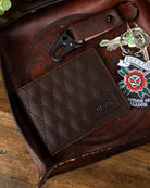 Andar x Dixxon Quilted Leather Wallet - Saddle Brown - Dixxon Flannel Co.