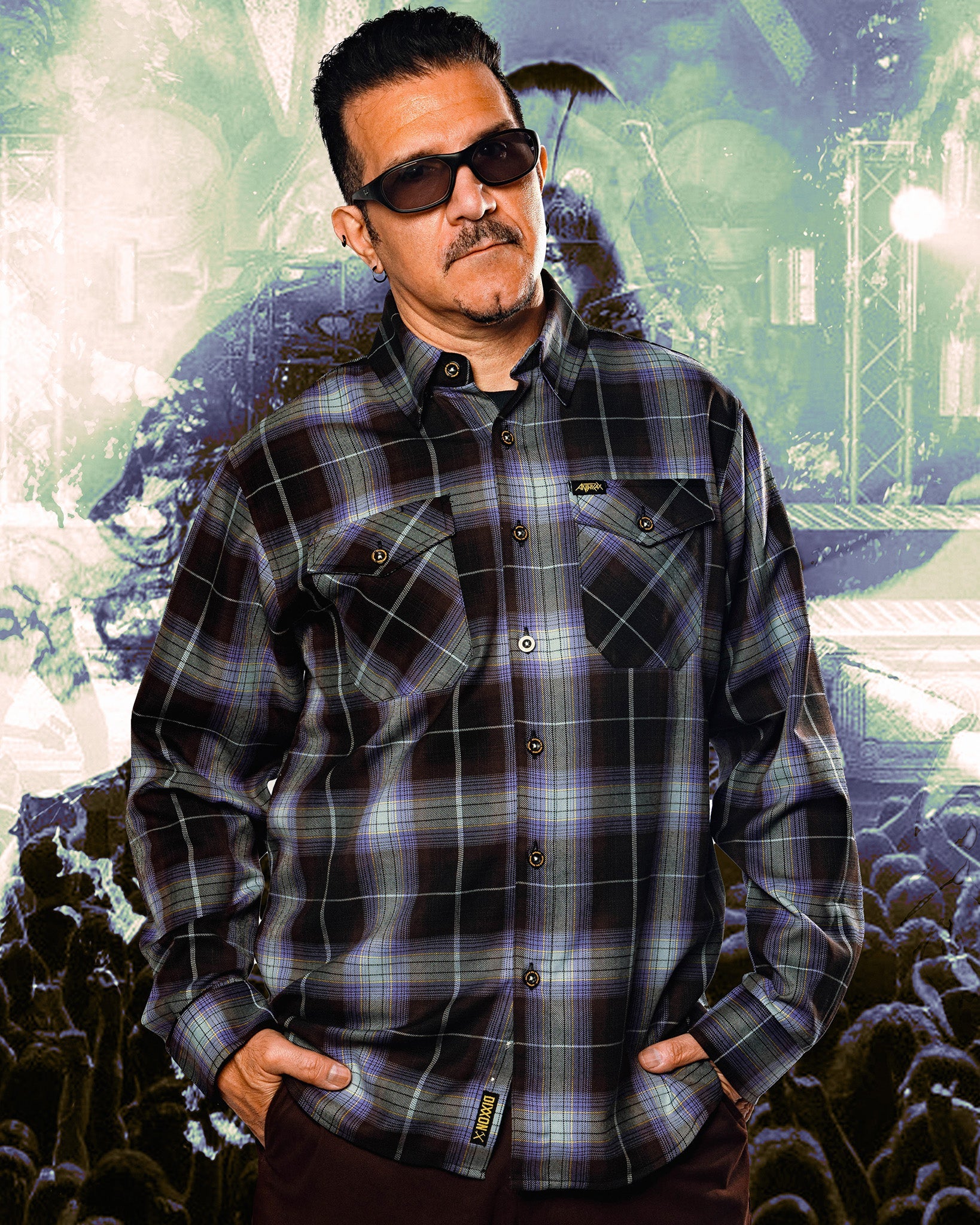 Anthrax Spreading the Disease Flannel - Dixxon Flannel Co.