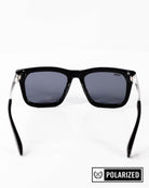 Anvil Metal Sunglasses - Black & Gray Polarized - Dixxon Flannel Co.