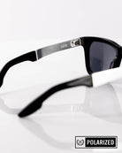 Anvil Metal Sunglasses - Black & Gray Polarized - Dixxon Flannel Co.