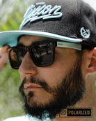Anvil Metal Sunglasses - Black & Gray Polarized - Dixxon Flannel Co.