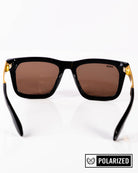 Anvil Metal Sunglasses - Brown & Bronze Polarized - Dixxon Flannel Co.