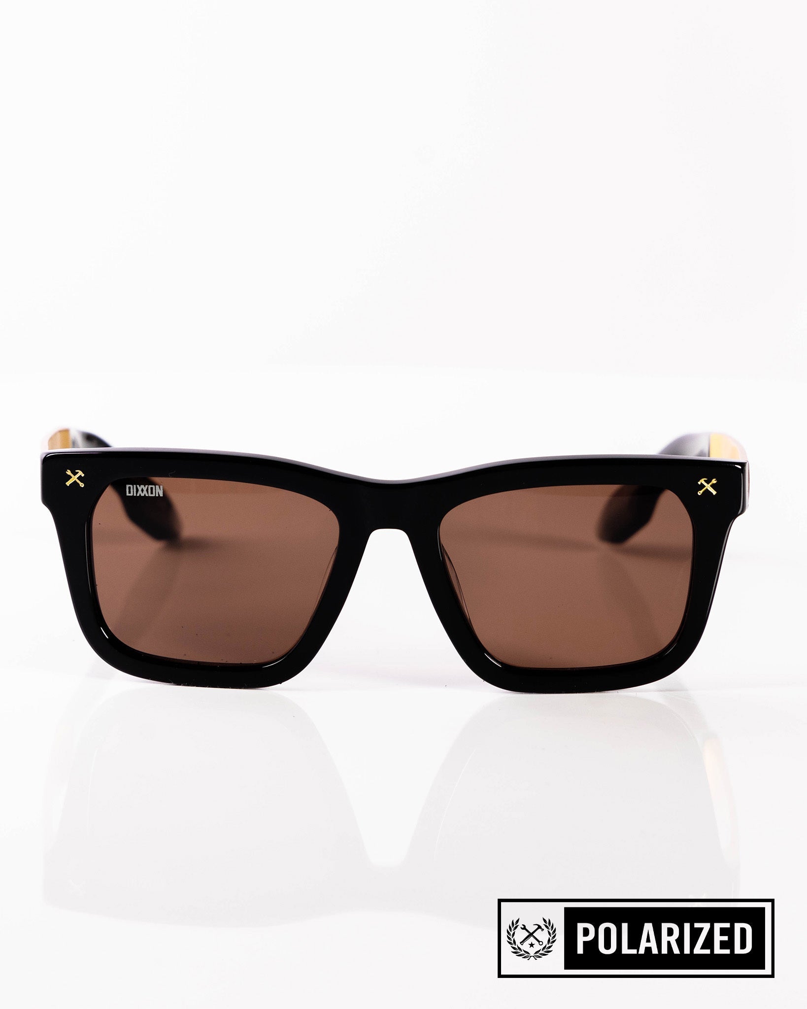 Anvil Metal Sunglasses - Brown & Bronze Polarized | Dixxon Flannel Co.