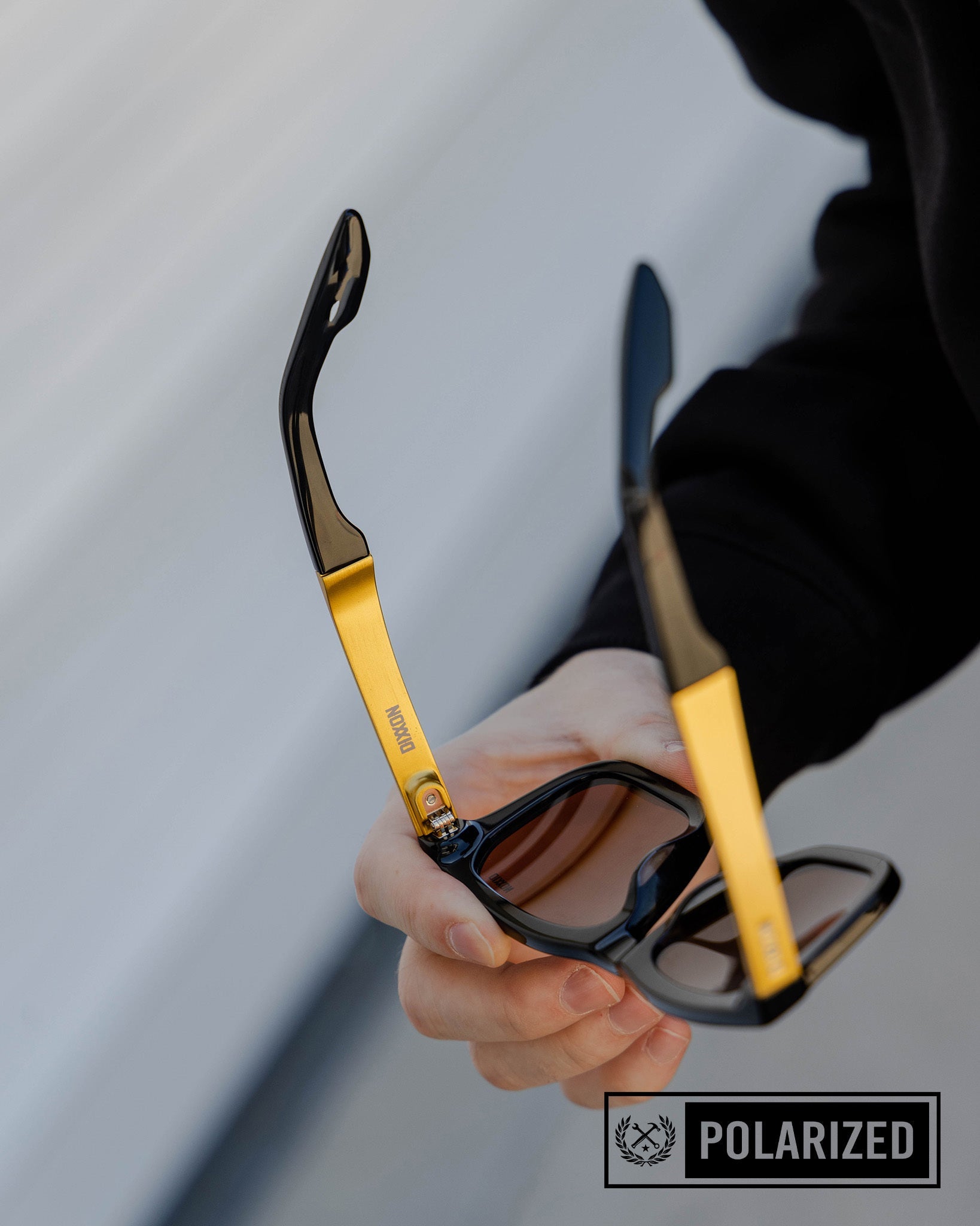 Anvil Metal Sunglasses - Brown & Bronze Polarized | Dixxon Flannel Co.