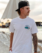 Aqua Keep It Salty T-Shirt - White - Dixxon Flannel Co.