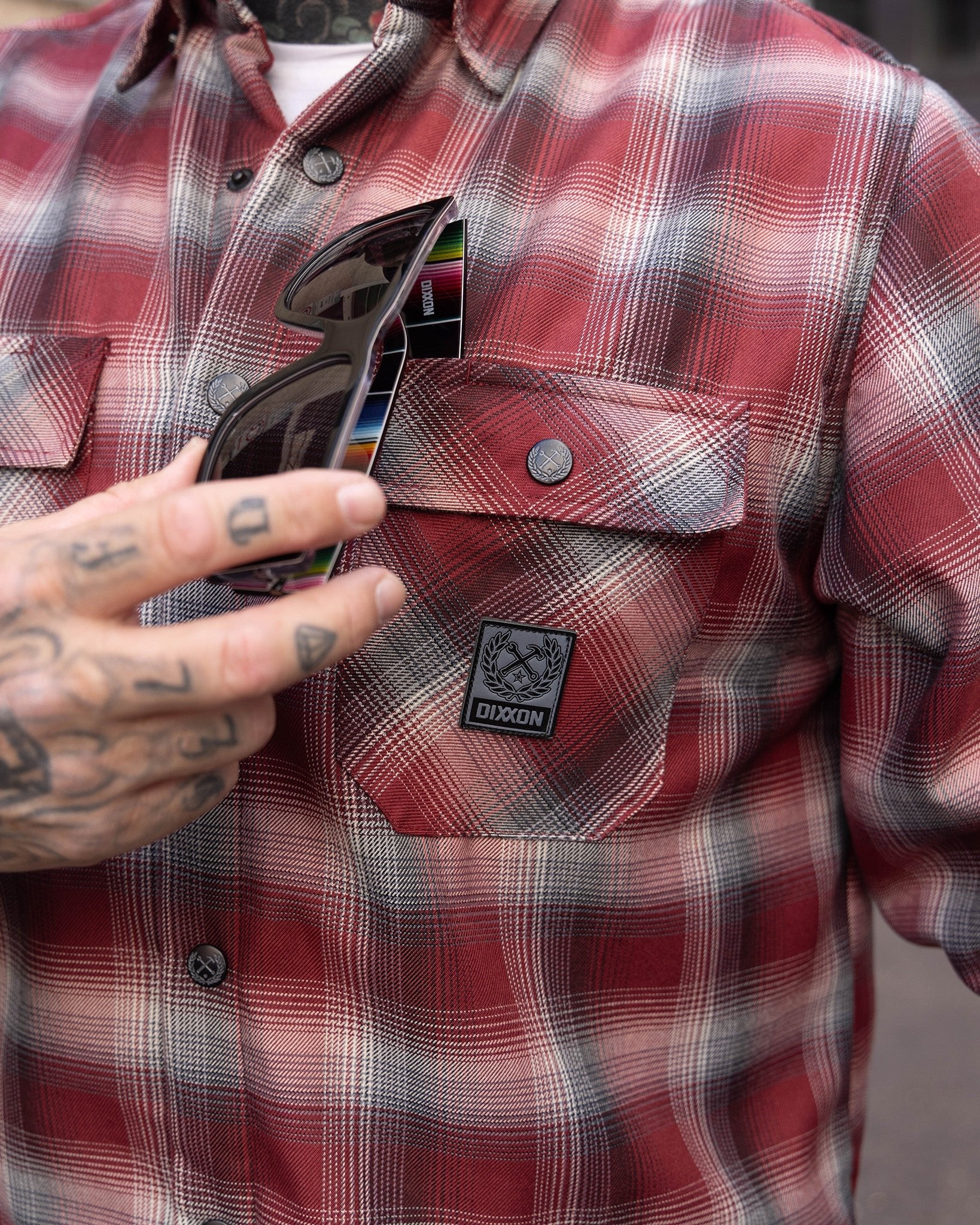 Ashford Sherpa Lined Flannel Jacket by Dixxon | Shop Now