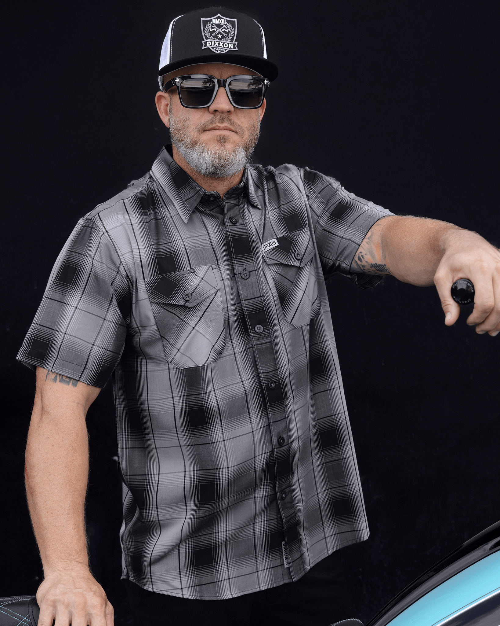 Asphalt Bamboo Short Sleeve - Dixxon Flannel Co. view 1