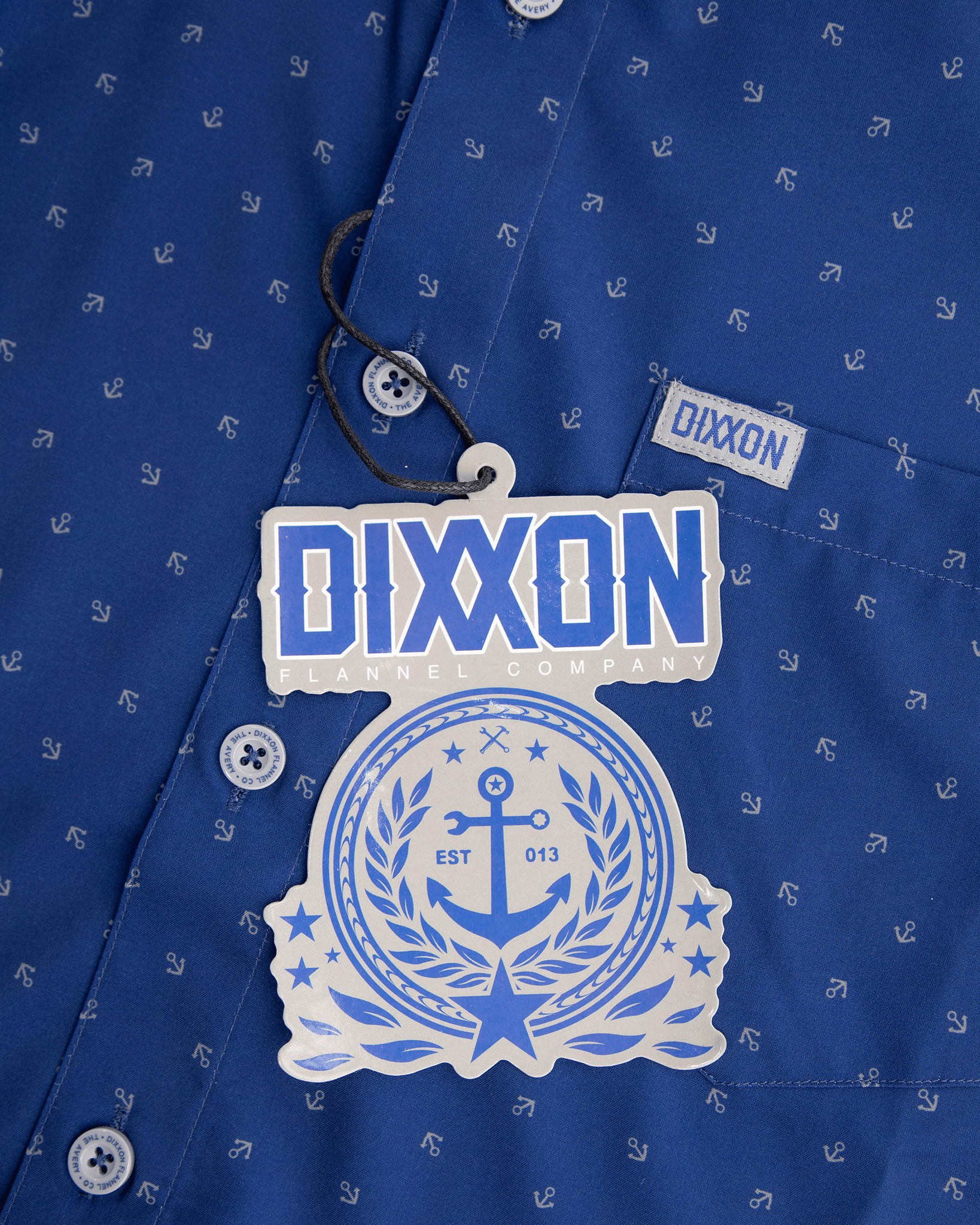 Avery Short Sleeve - Blue & Gray - Dixxon Flannel Co.