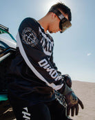 Badge Off - Road / MX Jersey - Black & White - Dixxon Flannel Co.