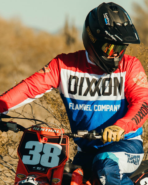 Dixxon MX Jersey: Red, White, & Blue - Shop Today