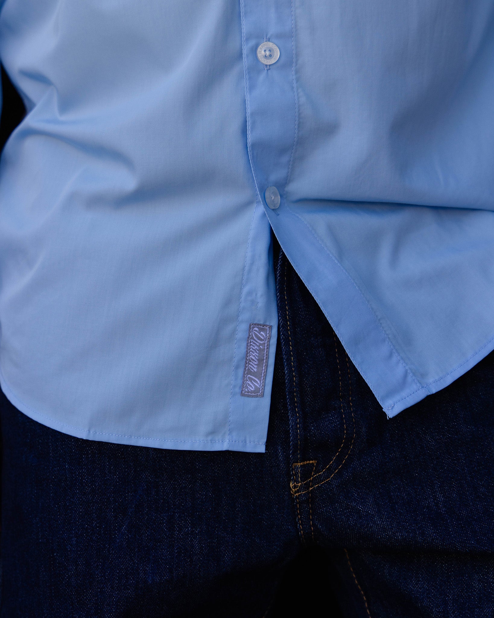 Light Blue Bamboo Dress Shirt 2.0 by Dixxon: Shop Now