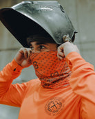 Bandana Neck Gaiter - Orange & Black - Dixxon Flannel Co.