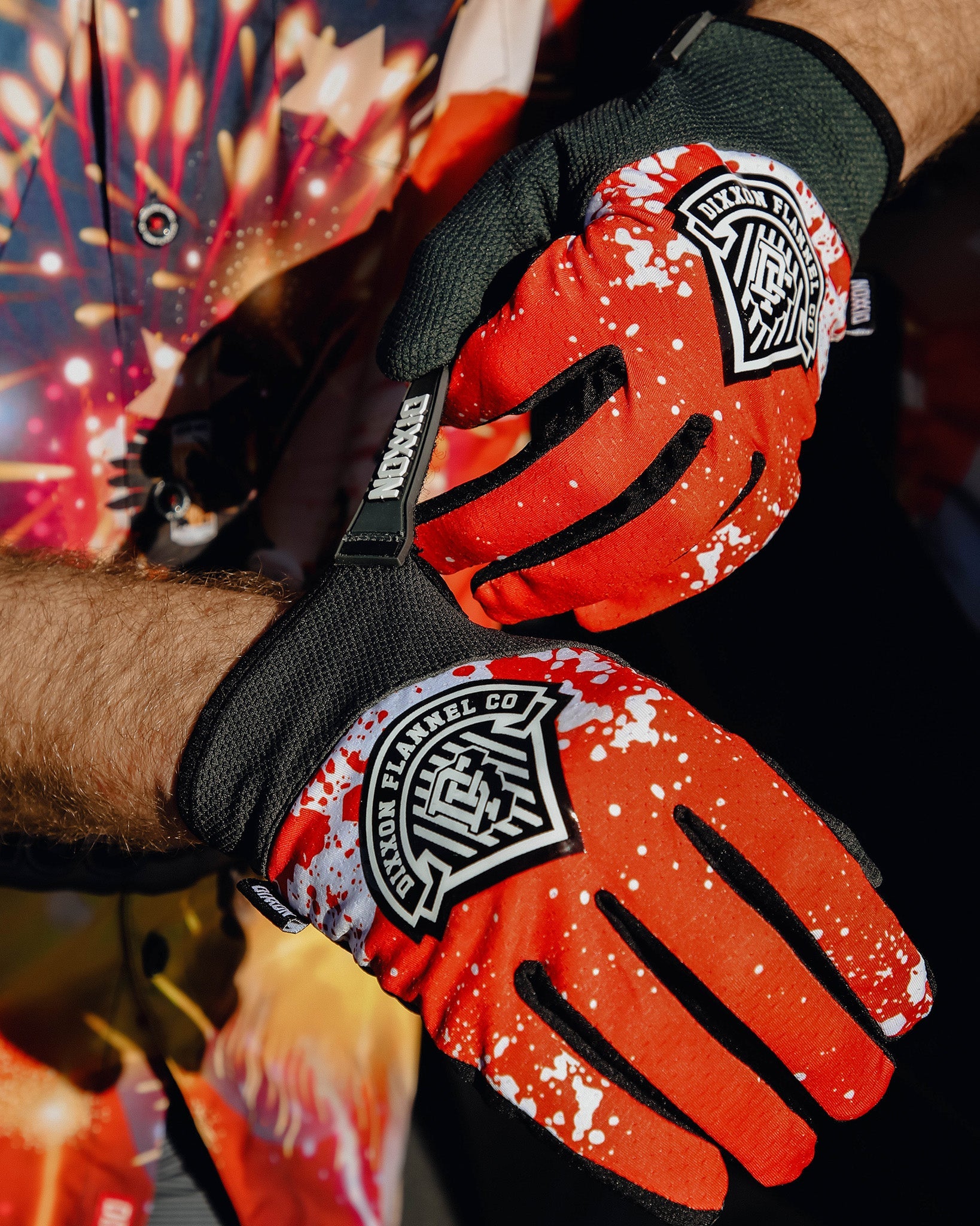 Banner Moto Gloves - Red - Dixxon Flannel Co.