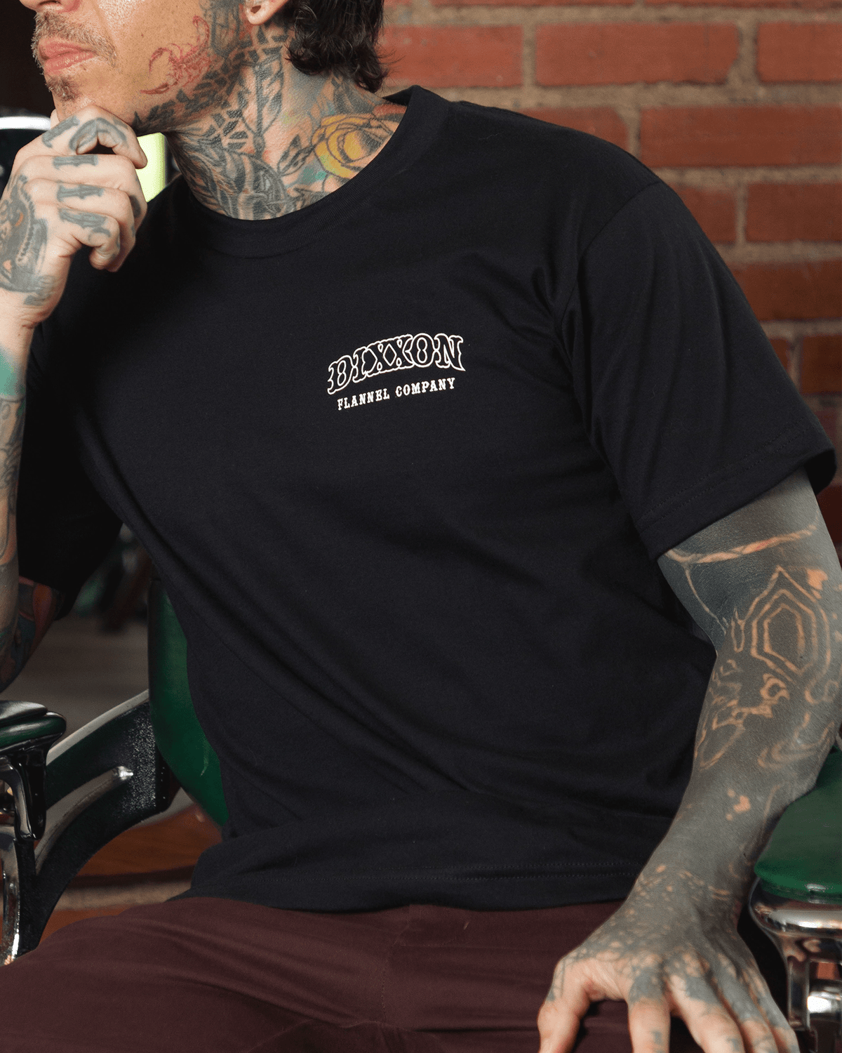 Barber T-Shirt - Black - Dixxon Flannel Co. view 4