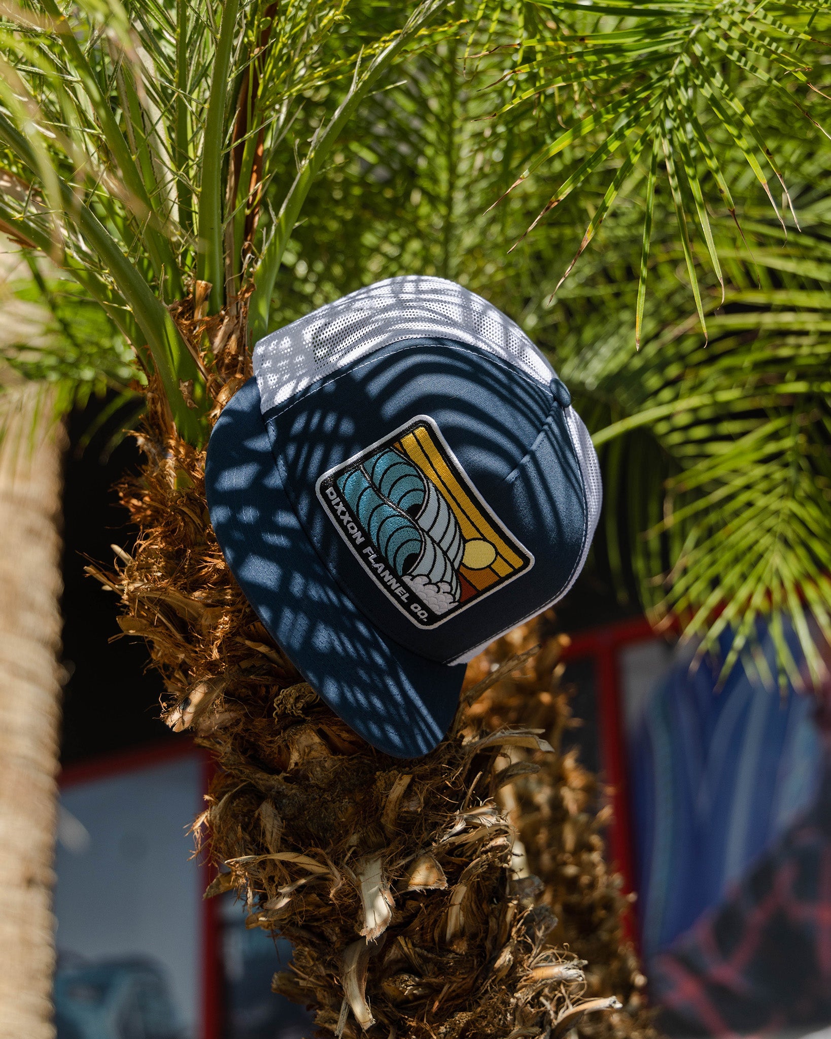 Barrels Flat Bill Trucker Snapback - Dixxon Flannel Co.