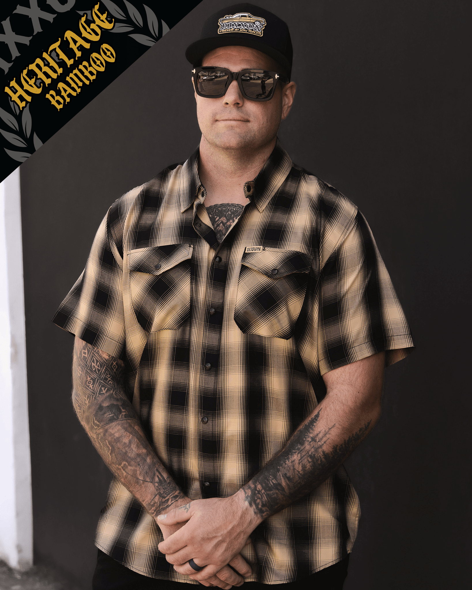 Barrio Heritage Bamboo Short Sleeve - Dixxon Flannel Co.