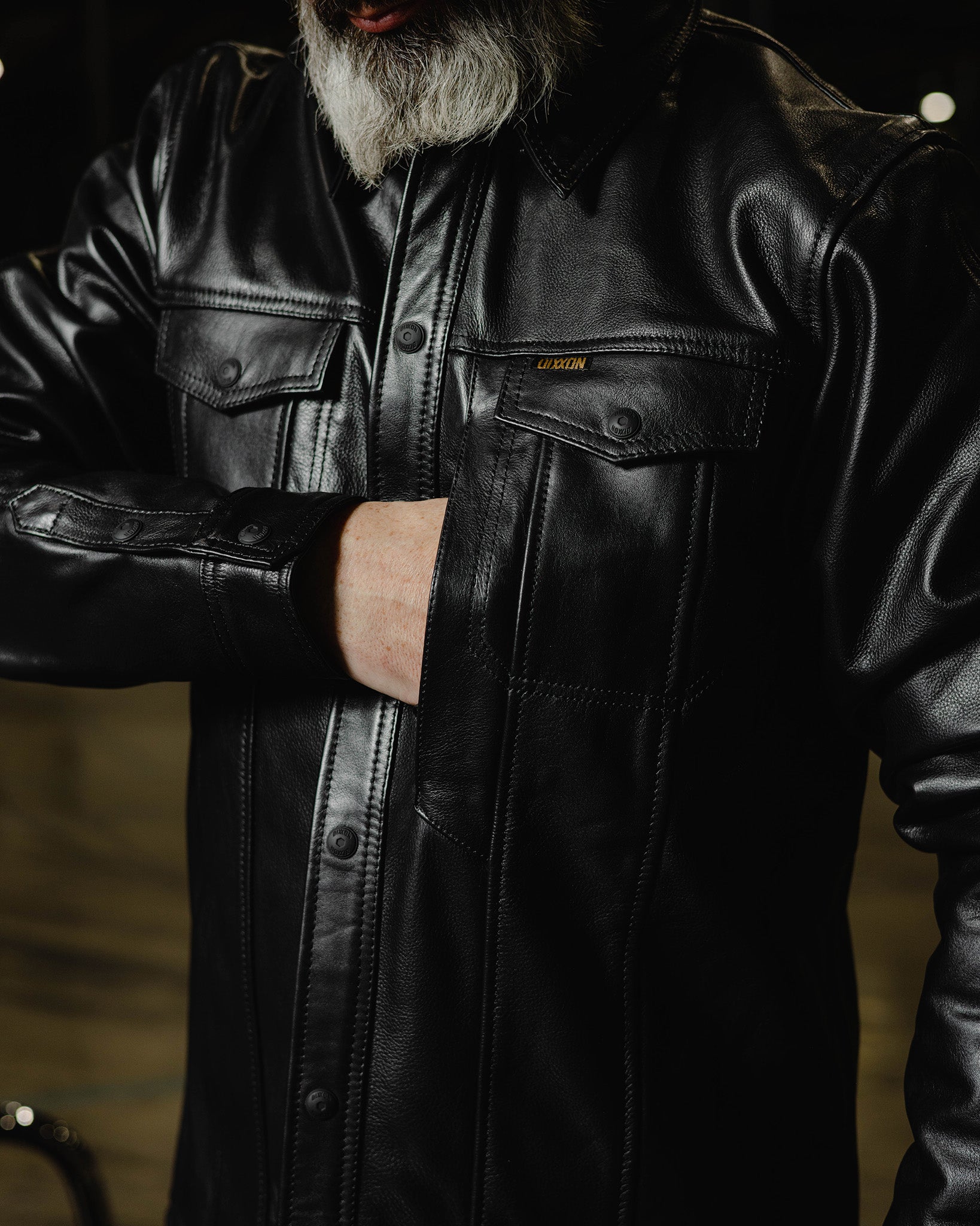 Bishop Leather Shirt by Dixxon: Shop Now for Quality Apparel