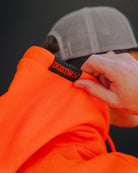 Black Box Crest Pullover Hoodie - Safety Orange - Dixxon Flannel Co.