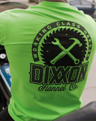Black Buzz Hi Vis Long Sleeve T-Shirt - Safety Green - Dixxon Flannel Co.