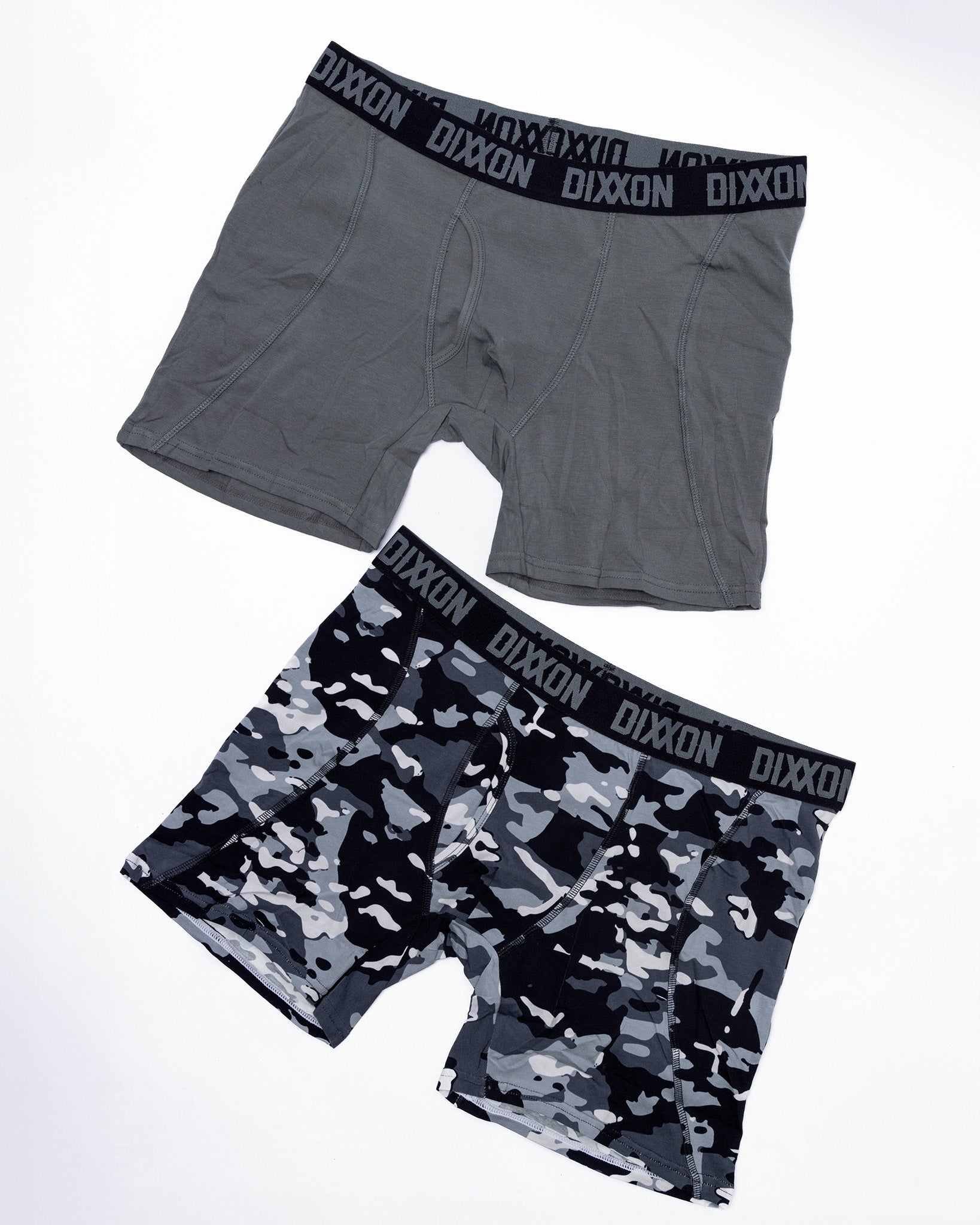 Black Camo Cotton Stretch 2pk Boxer Briefs - Dixxon Flannel Co.