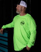 Black Chained Long Sleeve T-Shirt - Safety Green - Dixxon Flannel Co.